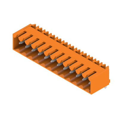 1605170000 - 12-Pole 3.50mm PCB Male Header Connector with 90° Angle  (Pack of 50)