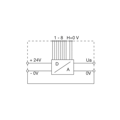 1160761001 - 8-Bit DA Converter with 0-10V Output, RoHS Compliant