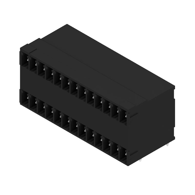 1973840000 - 3.81mm Pitch Male PCB Plug Connector, 26 Poles, Black  (Pack of 20)