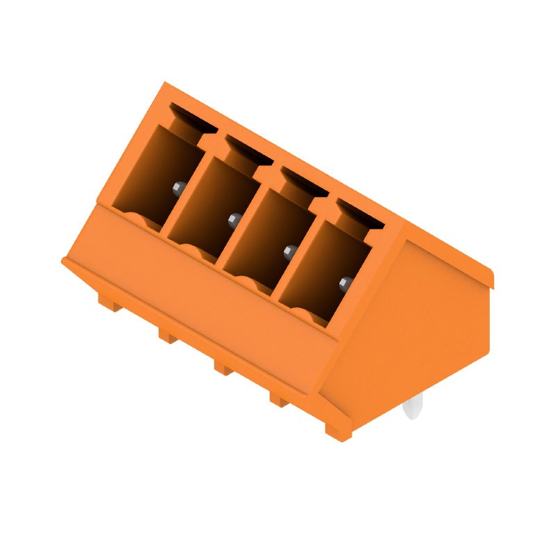 1975800000 - 3.81mm 4-Pole PCB Connector, THT Solder, Orange Box  (Pack of 50)