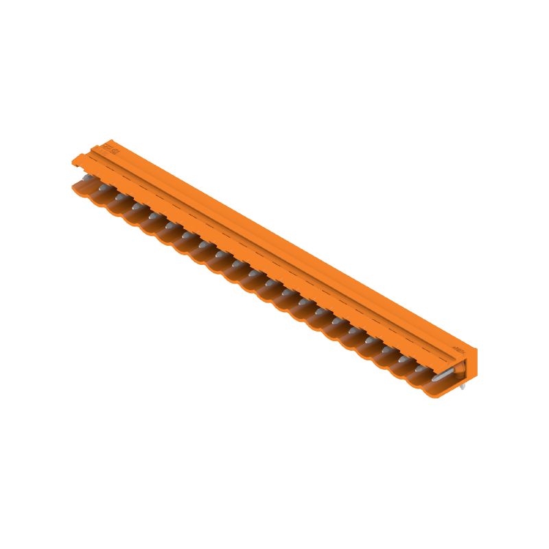 1571320000 - 5mm 22-Pole PCB Connector, 90° Elbow, Orange Finish  (Pack of 20)