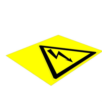 1700560001 - Yellow 200x200mm Self-Adhesive Device Markers, Pack of 10  (Pack of 10)