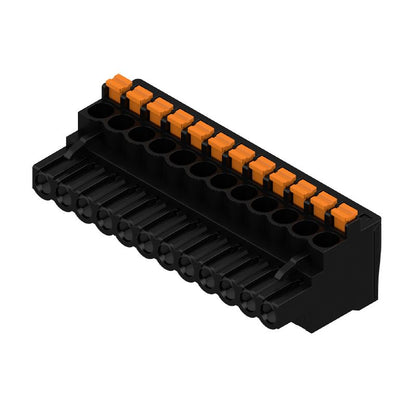 1000130001 - 12-Pole 5.08mm PCB Connector, 90° Angle, RoHS Compliant  (Pack of 30)