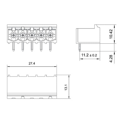 1068940000 - 5-Pole 24V PROFINET Connector, 16A, RoHS Compliant  (Pack of 100)
