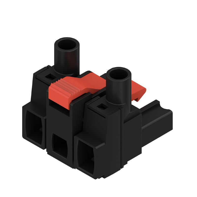 2623160000 - 7.62mm Black PCB Plug-in Connector with 180° Outlet  (Pack of 70)
