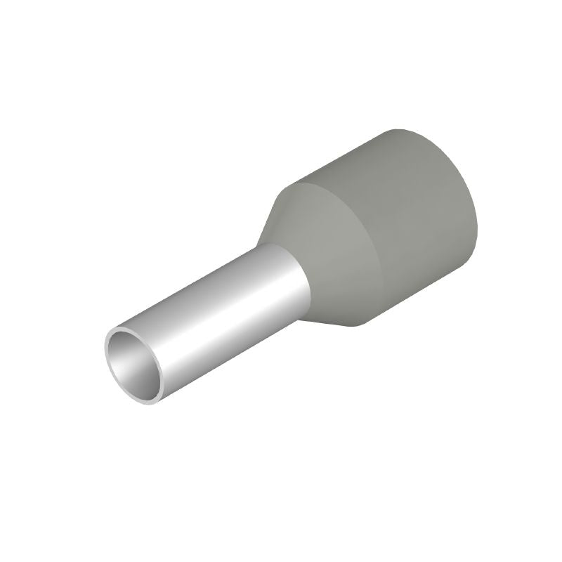 9028520000 - Grey Wire End Ferrule for 4mm² Conductors  (Pack of 500)
