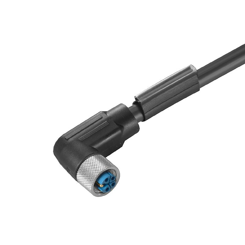 2455191000 - 10m M12 Power Cable with 5 Poles, Angled Socket