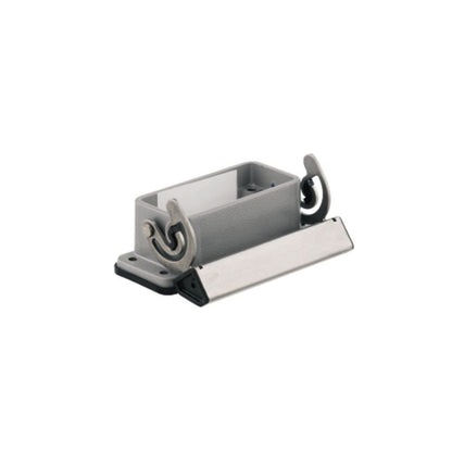 1664040000 - IP65 Diecast Aluminum Bulkhead Housing with Clamps
