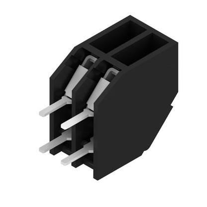 1887340000 - 3.5mm 2-Pole Circuit Board Terminal, Black, PUSH IN Connection  (Pack of 190)