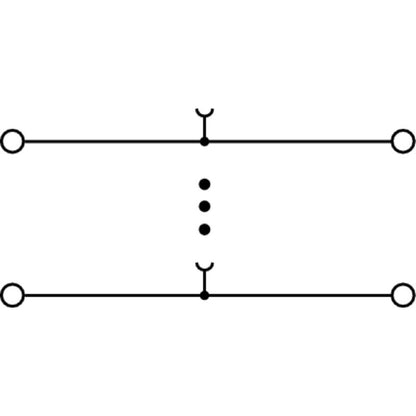 1781740000 - Dark Beige 6mm² Terminal Block, 41A Rating, 2 Connections