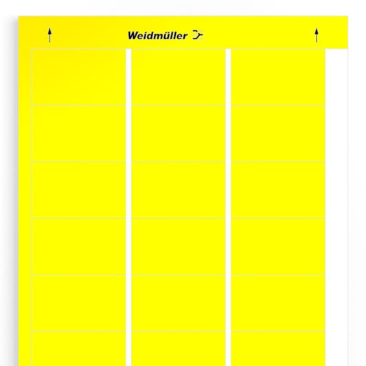 1686431687 - 36x60mm Yellow Self-Adhesive Device Labels, 210 Pack  (Pack of 10)