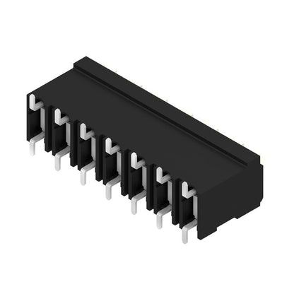1473670000 - 5mm Black PCB Terminal, 7 Poles at 180°, PUSH IN Actuator  (Pack of 180)
