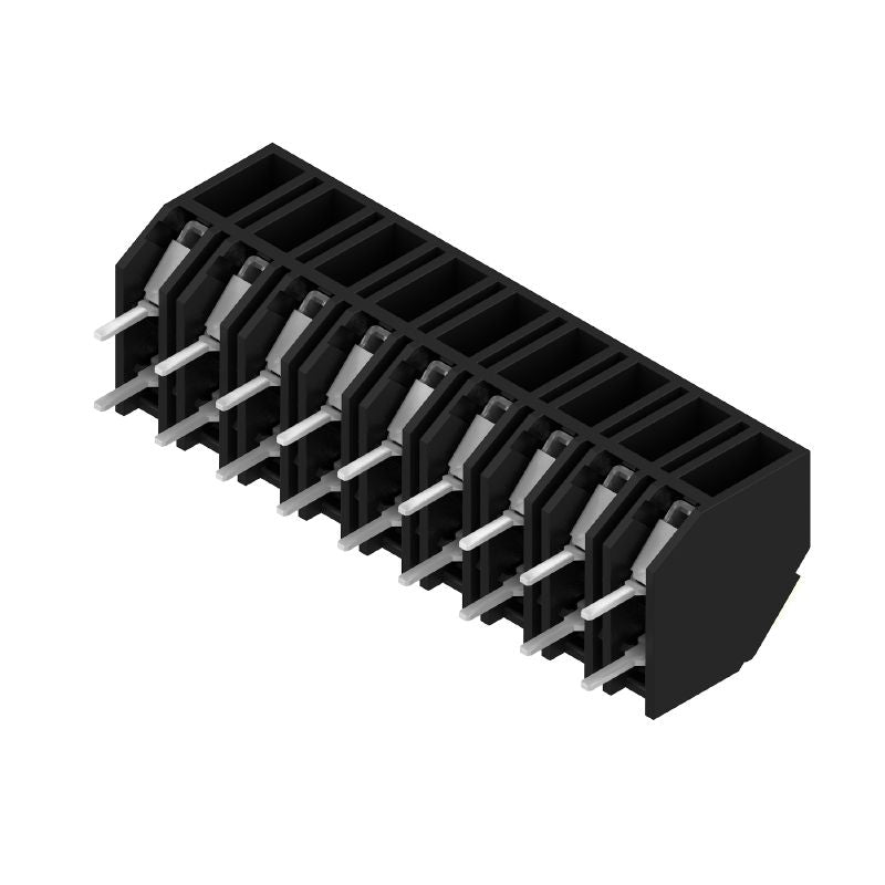 1884430000 - 5mm Pitch Black PCB Terminal with 9 Poles and Solder Pins  (Pack of 12)