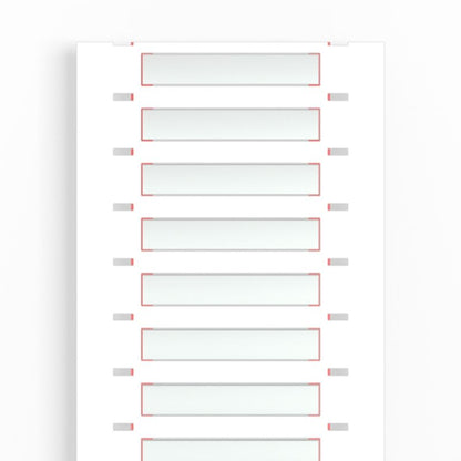 2438010000 - 50.8x7.6mm White Cable Marker for THM Printers  (Pack of 1000)