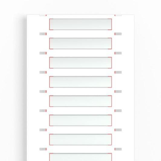 2438010000 - 50.8x7.6mm White Cable Marker for THM Printers  (Pack of 1000)