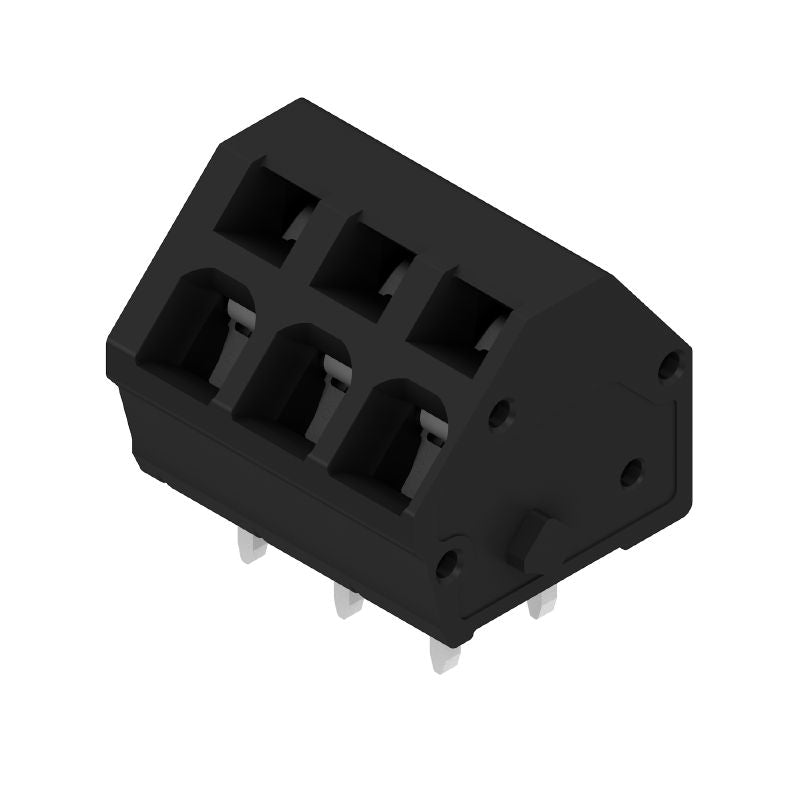 1811850000 - 3-Pole 5mm PCB Terminal at 135° with Tension-Clamp Connection  (Pack of 100)