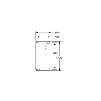 1193810000 - Stainless Steel 174mm Terminal Box, RoHS Compliant