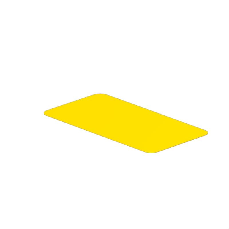 1856650000 - Yellow 9x17mm Self-Adhesive Device Markers, 10,000 Rolls