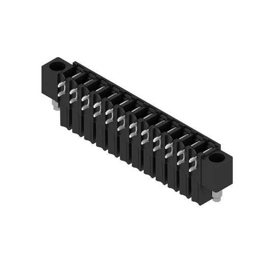 1975830000 - 3.81mm 12-Pole PCB Female Header Connector, Black  (Pack of 50)
