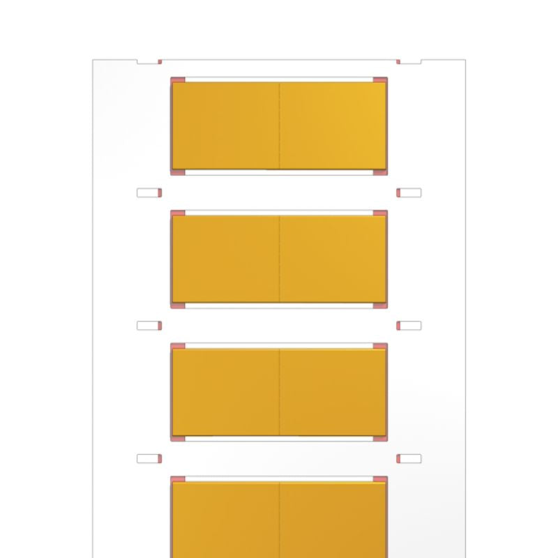 2621670000 - Yellow Polyolefin Conductor Markers, 6.4-12.7 mm Diameter  (Pack of 1000)