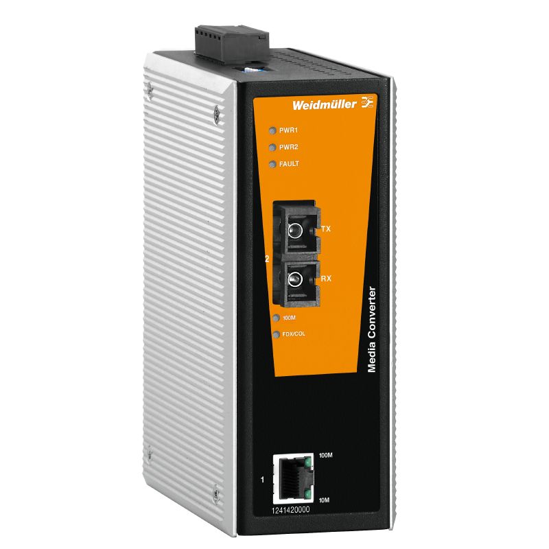 1241420000 - Fast Ethernet Media Converter, RJ45 & SC Single-mode Ports