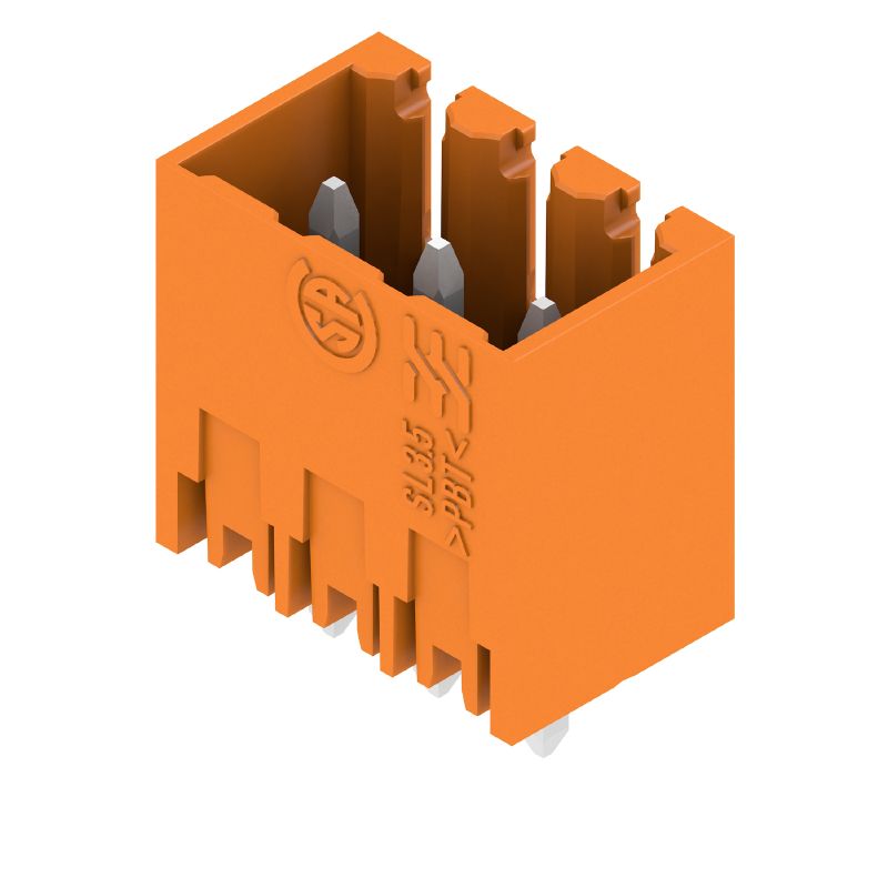 1604480000 - 3-Pole 3.50mm PCB Connector, 180° Angle, THT Solder  (Pack of 100)