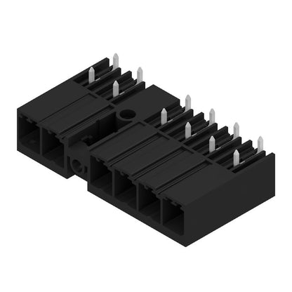 1543260000 - 6-Pole 3.5mm Black PCB Connector with THT Solder, 270° Angle  (Pack of 30)