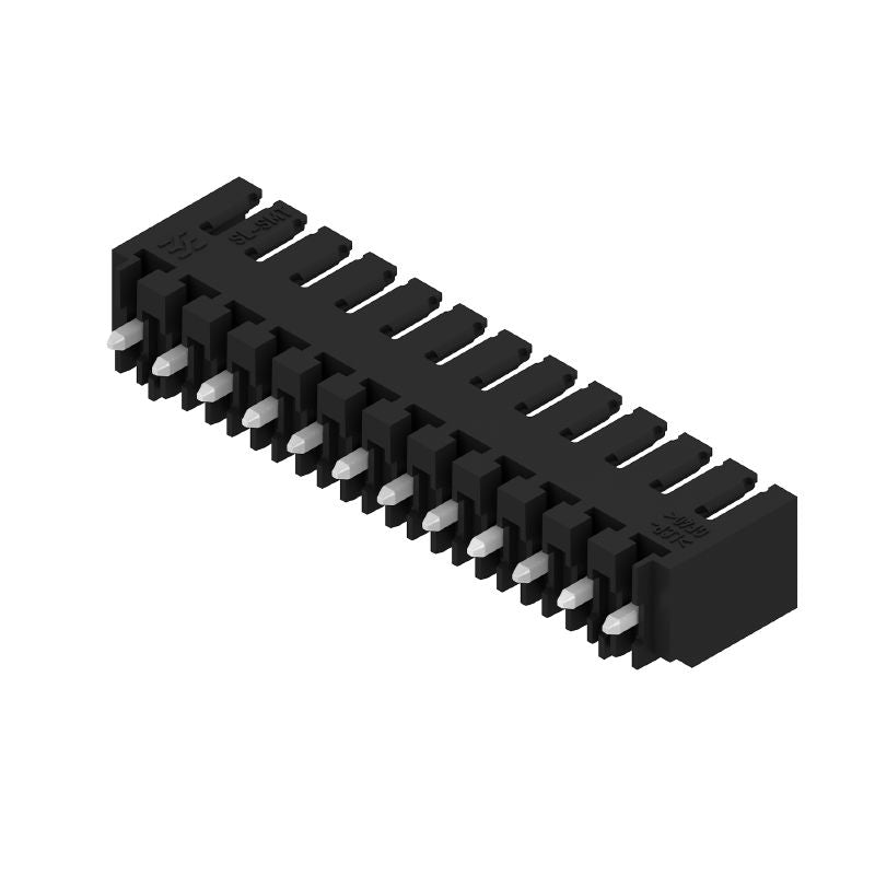 1896520000 - 3.50mm Male PCB Header Connector, 12 Poles, Black  (Pack of 265)