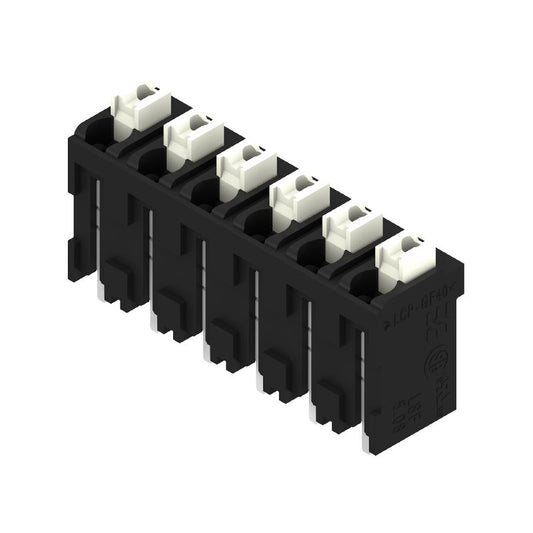 1876180000 - Push-in PCB Terminals, 5.08mm Pitch, 6 Poles, Black  (Pack of 175)