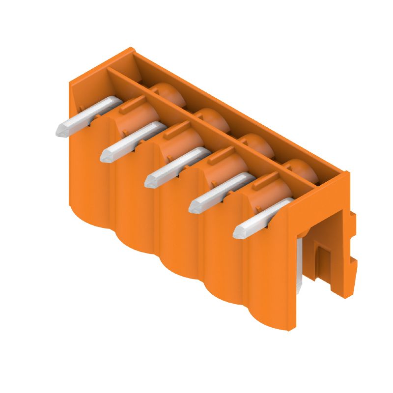 1571160000 - 5-Pole PCB Connector with 5mm Pitch and 90° Elbow  (Pack of 50)