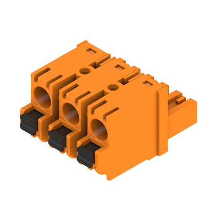 1043800000 - 7.62mm Female PCB Connector, 3 Poles, 180-Degree Angle  (Pack of 78)