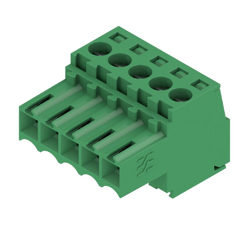 1600430000 - 5-Pole 3.5mm PCB Connector, 180° Angle, RoHS Compliant  (Pack of 102)