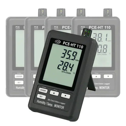 PCE-HT110 - Dual-Channel Humidity/Temperature Logger with SD Card Storage