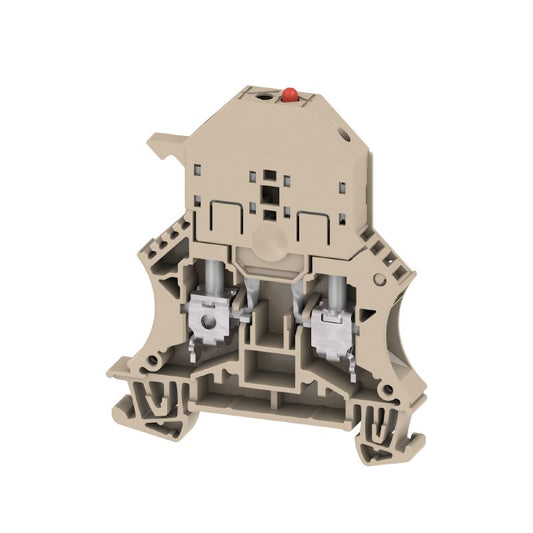 1119850000 - 6 mm² Screw Connection Electrical Terminal, 6.3 A, Dark Beige  (Pack of 10)