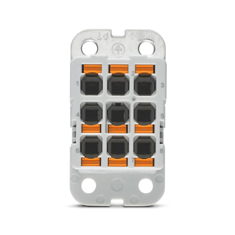 2937350000 - 8-Pole Female Insert, 16A, RoHS Compliant for PUSH IN Connections
