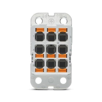 2937350000 - 8-Pole Female Insert, 16A, RoHS Compliant for PUSH IN Connections