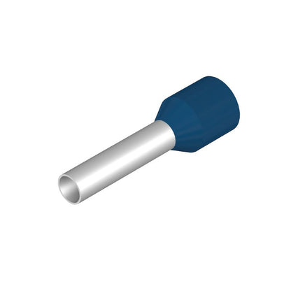 9036220000 - Blue 13mm Wire-End Ferrule with Plastic Collar   (Pack of 500)