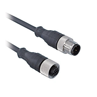 BG2SG2V3-06M - 600mm M12 Connection Cable, Halogen-Free, Durable PUR