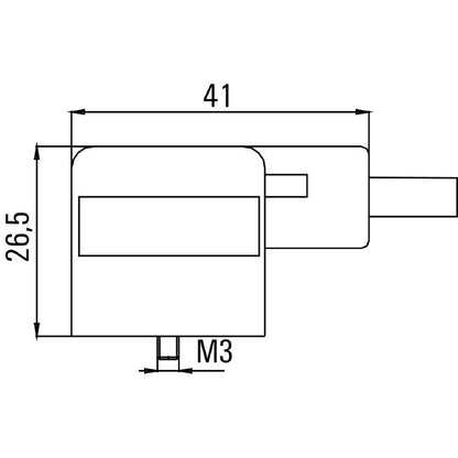 9457711500 - 15m PUR Valve Cable with 18mm Plug Design