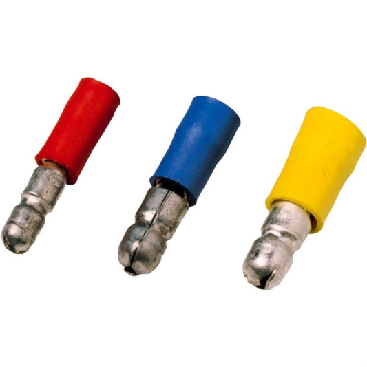 1492040000 - Red Insulated Cable Connector, 4mm Diameter, 0.5-1mm²  (Pack of 100)