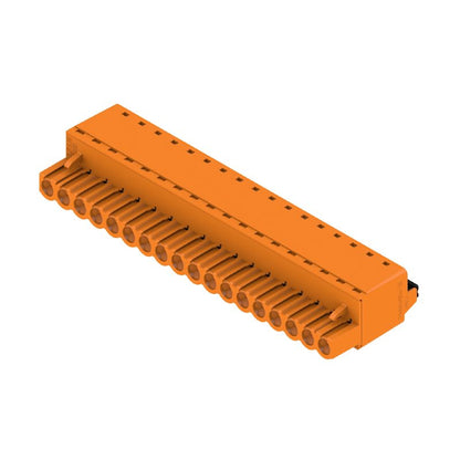 2536500000 - 18-Pole 180° PCB Connector with PUSH IN Design  (Pack of 18)