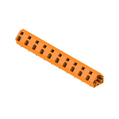 1953550000 - 10 Pole 10mm Terminal PCB, 135° Angle, Tension-Clamp  (Pack of 100)
