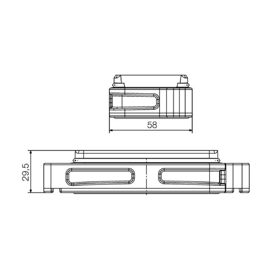 1081520000 - Durable Diecast Aluminum Enclosure IP68 with 4" Mounting Size