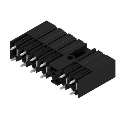 1543210000 - 7.62mm Male PCB Connector, 180° Angle, Black Finish, 30 Pack  (Pack of 30)