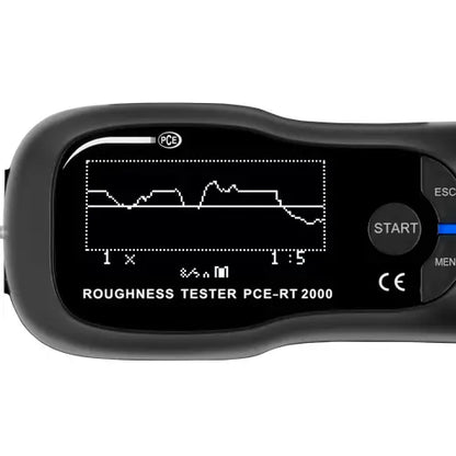 PCE-RT 2000 - Portable Roughness Tester with OLED Display and Rechargeable Battery