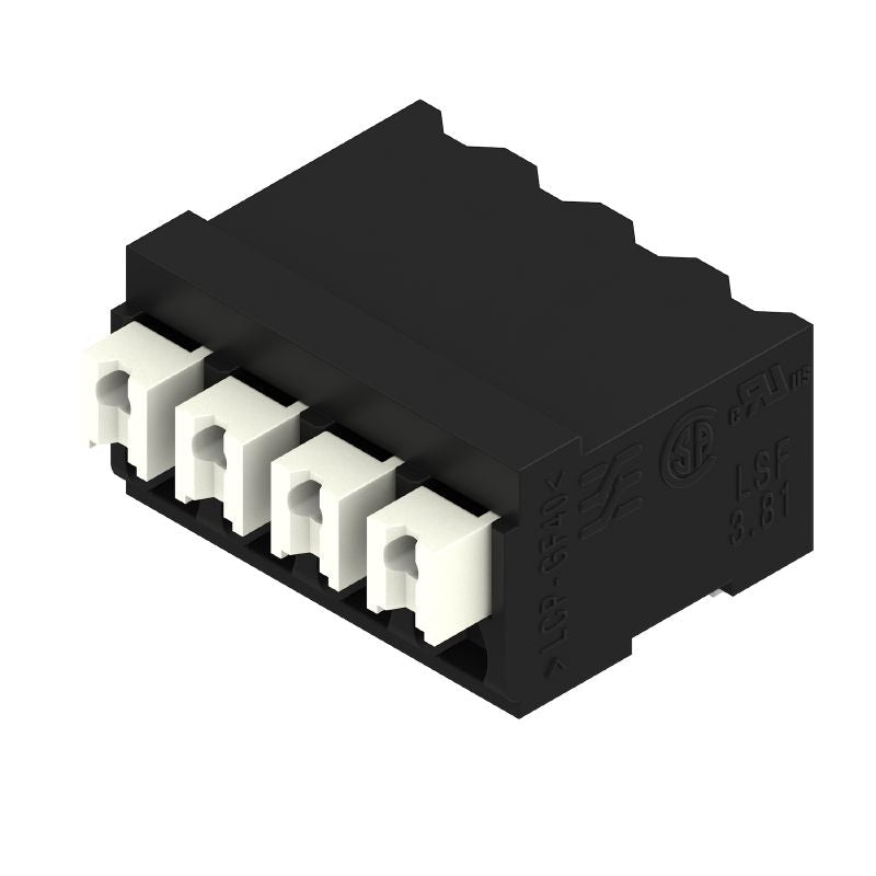 1875240000 - 3.81mm PCB Terminal, 4 Poles, 90° Angle, PUSH IN Connection  (Pack of 265)