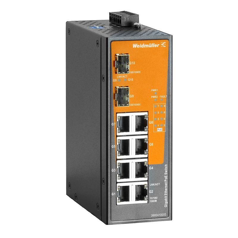 2682410000 - 8-Port PoE Network Switch with IP30 Protection
