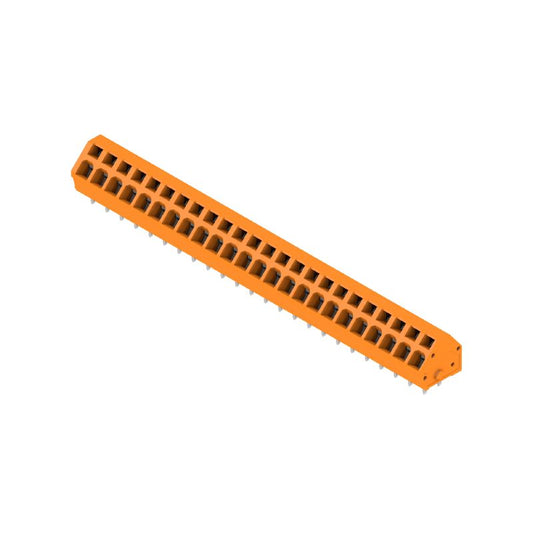 1960250000 - Orange 5mm PCB Terminal, 24 Poles, 135° Angle, 3.5mm Pins  (Pack of 50)
