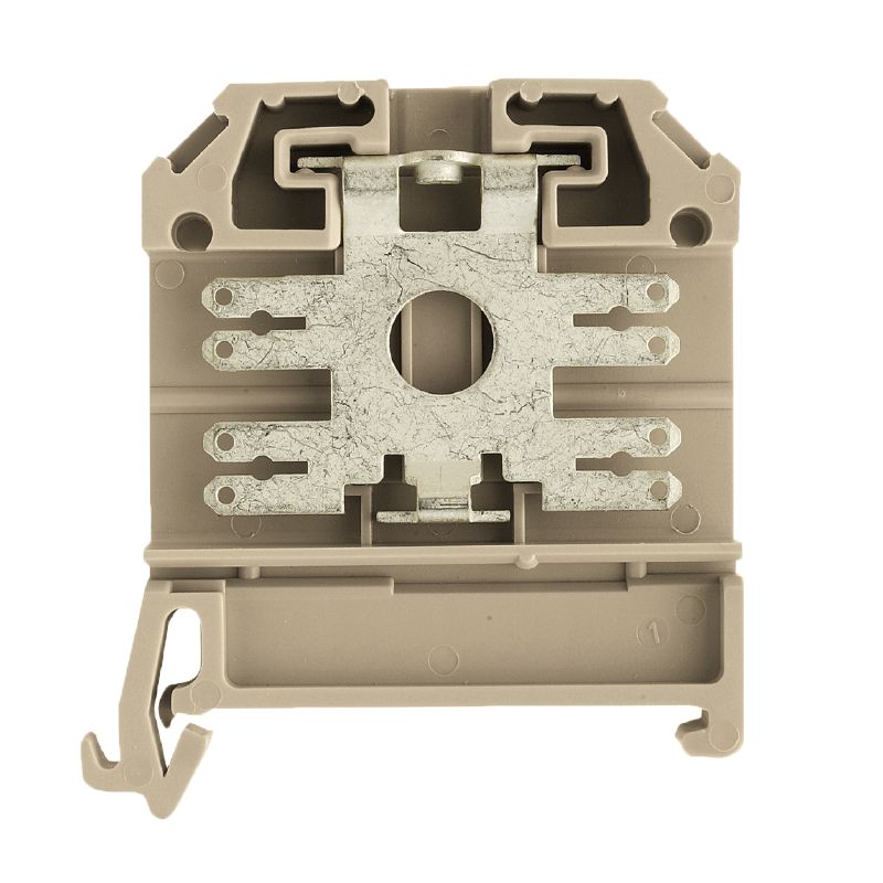 0630400000 - Dark Beige Feed-Through Terminal Block, 4 Connections, 20A  (Pack of 100)