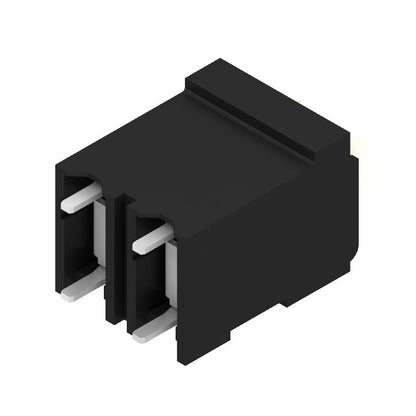 1876500000 - Black 5.08mm PCB Terminal, 2 Poles, 180° Angle, 1.5mm Pin Length  (Pack of 175)